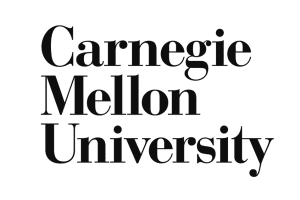 Faint Carnegie Mellon University logo on black