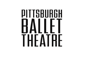 Pittsburgh Ballet Theatre logo on black background